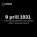 15 prill 1923 – lindi historiani, folkloristi dhe publicisti Ibrahim D. Hoxha