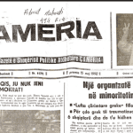 Arkivi i Gazetës Çamëria në Çamiko.al: Numri 28- të i Gazetës Çamëria – 26 maj 1992
